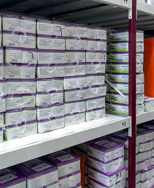Packed products ready for shipping